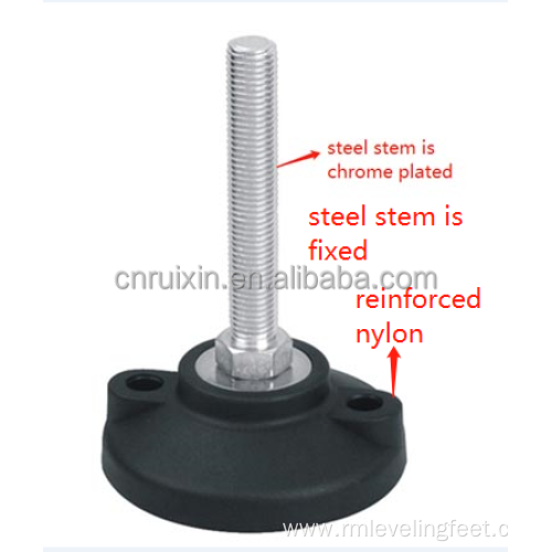 Nylon machinery leveling adjustable foot leveler leg